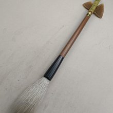 80年代高定款細光峰蒜頭筆，精制高古玉鑲駝骨筆桿，極品細光峰純羊毫，筆毫圓潤飽滿，筆桿精雕工藝，做工精細。-1699 歷史價格詳細信息