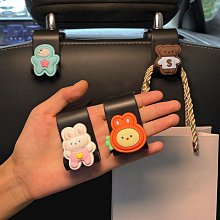 車座椅背掛鉤車上內飾前排后座后排粘貼式收納可愛卡通車載掛鉤夢歌家居館 歷史價格詳細信息