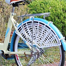 自行車后置車筐山地車籃后座架置物筐單車加大學生后用書包籃金屬 腳踏車置物包置物袋 貨架包 後車包 後馱包 歷史價格詳細信息