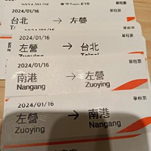 113年，2024年高鐵票，6張來回X180 歷史價格詳細信息