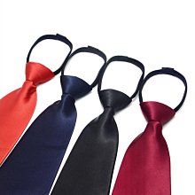 紅色拉鏈領帶男士商務正裝職業免打結懶人易拉得結婚新郎粗細條紋【大洋】 歷史價格詳細信息