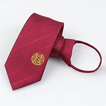 新品 領帶 領結 正裝 懶人拉鍊領帶男正裝商務8cm工作學生韓版黑色職業新郎結婚時尚寬（滿599元免運） 歷史價格詳細信息