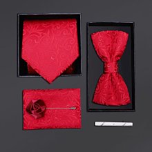 領帶正裝男士結婚新郎休閑8cm寬版領帶商務紅佩利斯腰果紋復古歐式風 現貨 歷史價格詳細信息