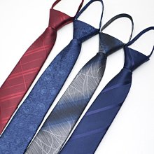 1200針正裝商務領帶男士懶人拉鏈現貨8cm易拉得黑色條紋領帶免打 歷史價格詳細信息