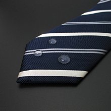 藍色領帶男正裝商務8cm職業上班灰色西裝襯衫配飾條紋高級感手打 歷史價格詳細信息