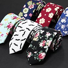 棉布印花佩斯利6cm碎花 窄版時尚男士領帶（滿599元免運） 歷史價格詳細信息