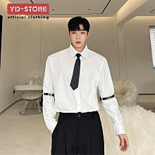 【免運】【襯衫】高檔長袖襯衫男士春秋薄款潮流襯衣韓版休閑帥氣寸衣修身時尚男裝 歷史價格詳細信息