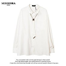 【免運】高級感襯衫男長袖韓版黑白拼接設計感上衣男精致韓風氣質襯衣 歷史價格詳細信息