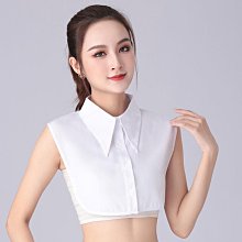 假領子女秋冬春棉百搭休閒牛仔尖領搭配大學T毛衣減齡襯衫假衣領假領子 裝飾領（滿599免運） 歷史價格詳細信息
