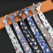 窄版領帶男6cm藏青佩斯利腰果韓版休閑上班工作職業時尚可添logo【大洋】 歷史價格詳細信息