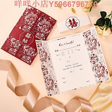 請帖結婚邀請函新款請柬喜帖婚禮定制打印大氣高級感高端創意 歷史價格詳細信息