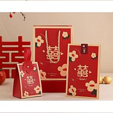 結婚喜糖盒禮品袋送伴娘柿柿如意袋子伴手禮袋禮物包裝袋禮盒空盒半米潮殼直購 歷史價格詳細信息