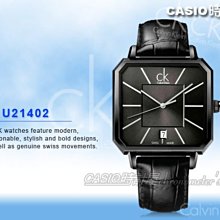 CASIO 時計屋 CK手錶 K2G23107 張鈞甯代言 時尚黑色極簡弧形切面 皮革錶帶 全新 保固 附發票 歷史價格詳細信息