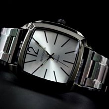 CK風格,BETHOVEN 潮流百搭 黑色方形TV簡約刻度.時尚中性錶-銀色面板 價格比較,價格查詢,歷史價格詳細信息