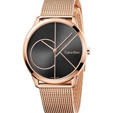 【Calvin Klein】CK手錶 K3M21621 經典LOGO 大款 米蘭錶帶男錶 深灰/玫瑰金 40mm 歷史價格詳細信息