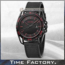 【時間工廠】 CK Calvin Klein 帆布x皮混和帶 簍空錶耳設計款男錶 K5Y31ZB1 價格比較,價格查詢,歷史價格詳細信息