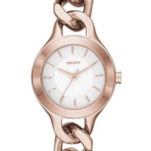 DKNY 玫瑰金白面手鍊女錶 NY2214 28mm  原廠公司貨，保固兩年 價格比較,價格查詢,歷史價格詳細信息