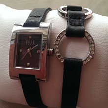 ELLE 時尚 鏈帶包 肩背包【現貨】全新正品 黑色 側背包 手提包 托特包 子母包 女包 電腦包 通勤 菱格包 歷史價格詳細信息