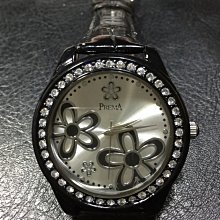 艾曼達精品~22mm皮底皮面 bund watch strap hamilton飛行軍錶風格黑色壓鱷魚皮紋錶帶 歷史價格詳細信息