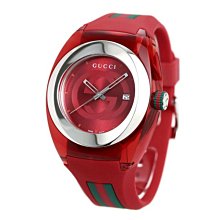 GUCCI YA137104A 古馳 手錶 46mm 藍色面盤 藍色橡膠錶帶 男錶 歷史價格詳細信息