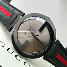 GUCCI Interlocking G Logo 塗層帆布及皮革單肩後背包/胸口包(米色/烏木色) 696016 92THG 8563 歷史價格詳細信息