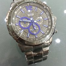 GUESS 黑色錶盤黑色橡膠錶帶 石英 男士手錶 W0798G3 歷史價格詳細信息