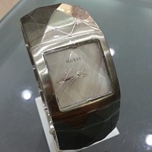 【GUESS】白面 銀殼 銀刻度 米蘭+不鏽鋼錶帶 晶鑽方型腕錶(W0826L1) 歷史價格詳細信息