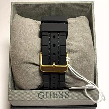 GUESS 黑色厚織帆布LOGO霧黑方釦紳士皮帶-XL號/42-44吋 歷史價格詳細信息