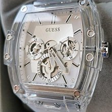 現貨GUESS Phoenix 酒桶型黑色面錶盤 紅色配黑色矽膠錶帶 石英 男士手錶 GW0202G7 歷史價格詳細信息