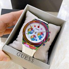 現貨GUESS Legacy 白色面錶盤 黑色橡膠錶帶 石英 男士手錶 W1049G3 歷史價格詳細信息