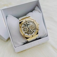 現貨GUESS女士手錶 Limelight系列 藍色錶面盤 棕色皮革錶帶 石英 三眼腕錶W0775L7 歷史價格詳細信息