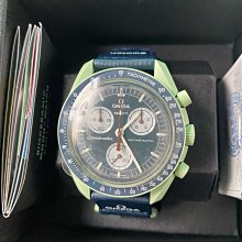 Swatch × Omega Mission to the Moon(月球)特別秒針多一條原廠帶與代用膠帶都未使用。喜歡可以直接下標。謝謝你 歷史價格詳細信息