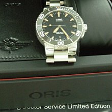 ORIS 豪利士/ 全球潛水家特愛專屬  鈦金鋼超大錶徑/ 機械自動1000m潛水錶 如新品 * 歷史價格詳細信息