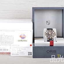 ORIS Aquis 陶瓷框小秒針500米專業潛水機械腕錶(黑x橘時標/46mm)*只要26500元*(QG084) 歷史價格詳細信息
