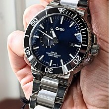 ORIS Aquis 陶瓷框小秒針500米專業潛水機械腕錶(黑x橘時標/46mm)*只要26500元*(QG084) 歷史價格詳細信息