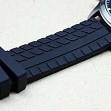 艾曼達精品~22mm皮底皮面 bund watch strap hamilton飛行軍錶風格黑色壓鱷魚皮紋錶帶 歷史價格詳細信息