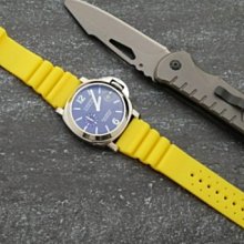 20mm高質感蛇腹式矽膠錶帶替代原廠貨citizen星晨seiko精工diver潛水錶適用sbbn 鮪魚罐頭&sim;深藍色 歷史價格詳細信息