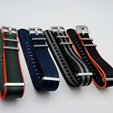 NATO 帆布織帶 紅白藍線 黑扣 20MM 歷史價格詳細信息
