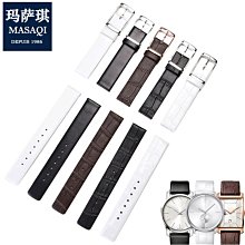 手錶帶 手錶帶女真皮薄 適配阿瑪尼滿天星AR11357 AR11356施華洛世奇錶鏈 歷史價格詳細信息