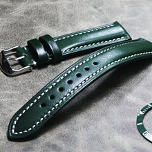 手錶帶 綠色手錶帶真皮女10mm適配羅拉阿瑪尼小綠錶聚利時dw飛亞達化石ck 歷史價格詳細信息