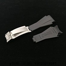 手錶帶 適用勞力士手錶帶真皮迪通拿綠黑水鬼游艇男女士彎頭弧形錶帶20mm 歷史價格詳細信息