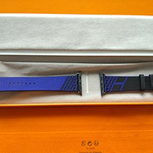 賣Apple Watch Herm&egrave;s錶帶 - 44公釐Noir/Bleu Saphir黑色配藍寶石色Jumping 歷史價格詳細信息
