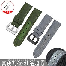 手錶帶 代用沛納海Panerai錶帶真皮男PAM111 441瘋馬皮胖大海錶帶22mm男 歷史價格詳細信息