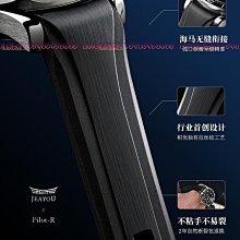 氟橡膠表帶適用沛納海橡膠表帶男原裝441原廠24mm廬米諾潛行【zero潮流屋】 歷史價格詳細信息