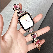 蘋果手錶錶帶Apple Watch 9不鏽鋼金屬錶帶SE女款鏈式帶鑽錶帶2 3 4 5 6代表帶新款女性時尚錶帶[奕凡精選] 歷史價格詳細信息