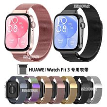 【米蘭尼斯】Huawei Fit 錶帶寬度 18mm 智能手錶 磁吸 不鏽鋼 金屬 錶帶 歷史價格詳細信息