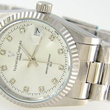 (六四三精品)范侖鐵諾(真品)大錶徑.時.分.秒大三針及日期功能.自動上鍊機械錶.玫瑰金! 歷史價格詳細信息