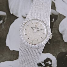 OMEGA 歐米茄 14k原鑲鑽石手鐲款 手上鍊女錶 n1218-02 歷史價格詳細信息
