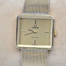 《寶萊精品》Omega 歐米茄金黃方角型石英男子錶 歷史價格詳細信息