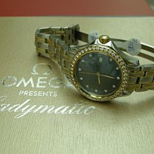 Omega 亞米茄/  星座系列 18K金鋼/ 原鑲滿天星鑽錶 非常美 歷史價格詳細信息